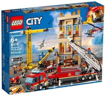NOWE LEGO 60216 City - Straż pożarna w śródmieściu