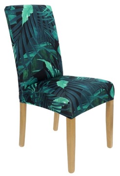 ЧЕХОЛ ДЛЯ СТУЛА ЛИСТЬЯ УЗОРЫ ГИБКИЕ УНИВЕРСАЛЬНЫЕ ЧЕХОЛЫ