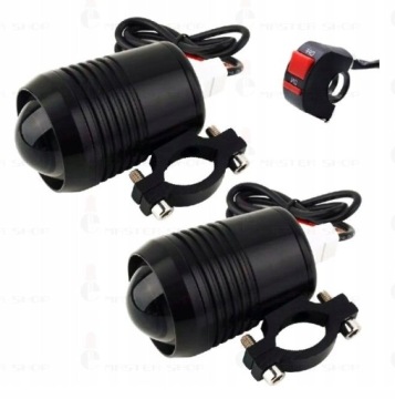 ГАЛОГЕННЫЙ ПРОЖЕКТОР CREE LED 2 ШТ + ВЫКЛЮЧАТЕЛЬ