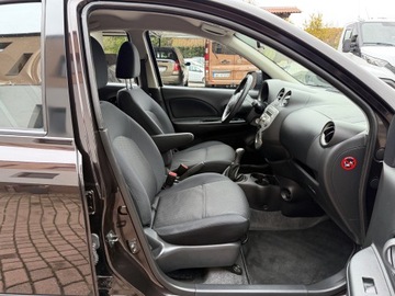 Nissan Micra IV Hatchback 5d 1.2 80KM 2011 Nissan Micra TYLKO 134tyśkm 1WŁAŚCICIEL 1.2B CLIMATRONIC 2011 ZADBANA Tekna, zdjęcie 31