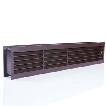 Kratka drzwiowa 45x8 brąz 03411