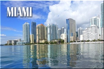 USA STANY MIAMI FLORYDA PLAŻA MAGNES NA LODÓWKĘ 08