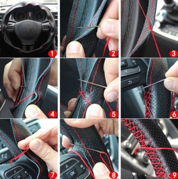 ЧЕХОЛ РУЛЯ ИЗ ЦЕЛОГО куска кожи