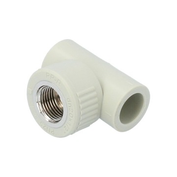 Trójnik PP-R zgrzewany 20x1/2x20 GW polipropylen 20x15x20 PP