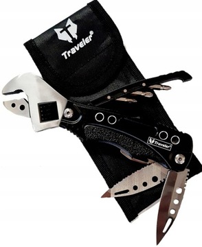 MULTITOOL NÓŻ KLUCZ NASTAWNY SZWEDZKI BITY ETUI