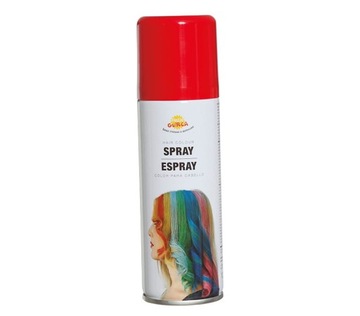 Spray do włosów - czerwony - 125 ml