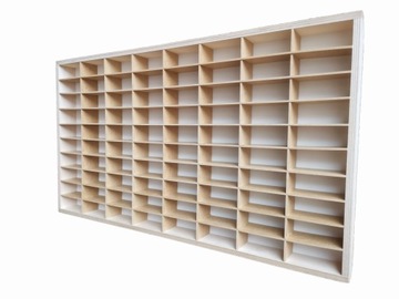 PÓŁKA NA RESORAKI AUTKA SAMOCHODZIKI HOT WHEELS 80 MIEJSC ORGANIZER ZŁOŻONA