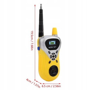 2 SZT. KRÓTKOFALÓWKI WALKIE TALKIE DLA DZIECI