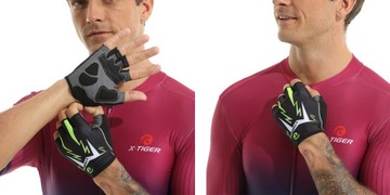 КОРОТКИЕ ГЕЛЕВЫЕ ВЕЛОСИПЕДНЫЕ ПЕРЧАТКИ, ХОРОШАЯ АМОРТИЗАЦИЯ