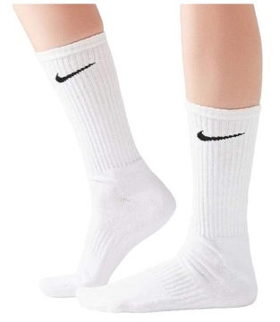 Skarpetki Damskie Długie Nike Białe r.34-38