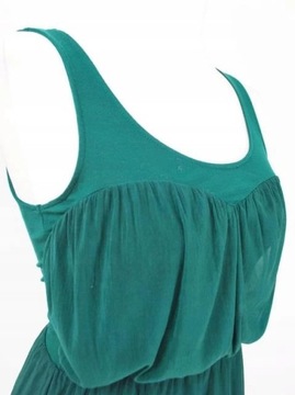 Sukienka koktajlowa zielona H&M mini 36