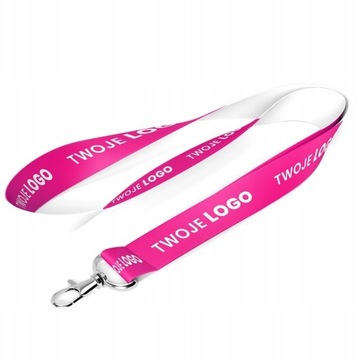 SMYCZE REKLAMOWE DRUK JEDNOSTRONNY KOLOROWE 10mm SMYCZKI Z NADRUKIEM