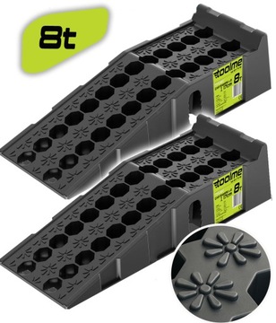 Пандусы для подъезда автомобиля, пандус 4,0т 2 шт. ТМ020 ПНД! инструмент