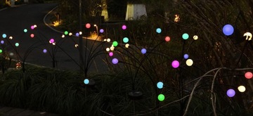 2 шт. СОЛНЕЧНАЯ ЛАМПА FIREFLY SWING BALL SARDEN BALL 10LED