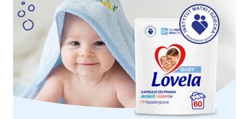 Lovela Baby для детей ГИПОАЛЛЕРГЕННЫЕ Капсулы для стирки белого цвета 180 шт.