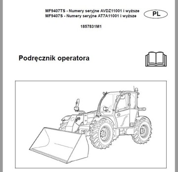 Instrukcja obsługi MASSEY FERGUSON 9407 TS S