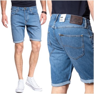 Męskie szorty jeansowe Lee 5 POCKET SHORT W29