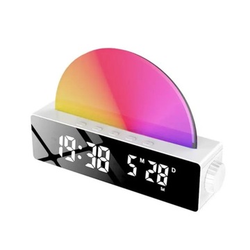LED Digital Alarm Clock With Brilliant light FM Radio Table Clock Date