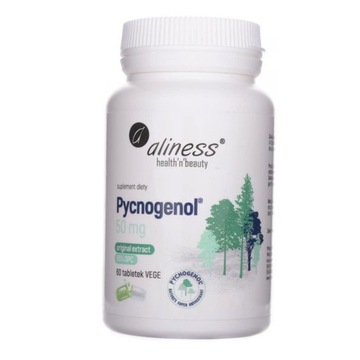 Aliness Пикногенол Экстракт 65% 50 мг 60 таблеток