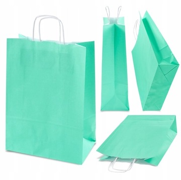 Бумажные пакеты MIX PASTEL 24x10x32 см