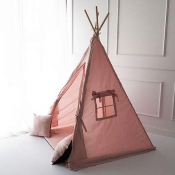 Детская палатка TIPI, комплект из 5 предметов, с дополнительным стабилизатором