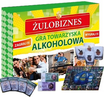 GRA PLANSZOWA ŻULOBIZNES Z KIELISZKAMI TOWARZYSKA