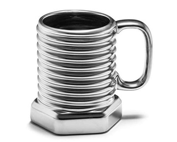 KUBEK ŚRUBA SREBRNY MAJSTERKOWICZA MECHANIKA 390ML
