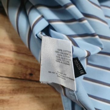 GANT Liberty Bell Poplin Koszula Męska w Paski Regular Logowana r. L