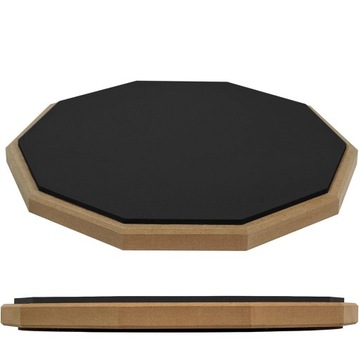 PRACTICE PAD PERKUSYJNY Z PAŁECZKAMI PERKUSYJNYMI DWUSTRONNY PAD DO ĆWICZEŃ