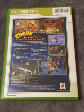 XBOX CRASH BANDICOOT WRATH OF CORTEX XBOX CLASSIC
