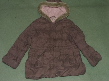 Kurtka pikowana ocieplana na polarku 5-6L M&S