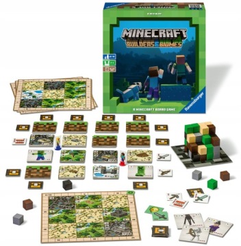 Настольные игры Minecraft RAVENSBURGER Portal Dash и Builders&Biomes 2-в-1!
