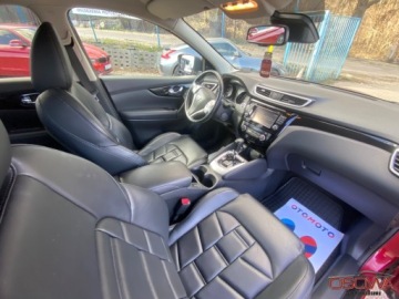 Nissan Qashqai II Crossover 1.2 DIG-T 115KM 2017 Nissan Qashqai 1.2i turbo full opcja ledy kamery 360 skory Navi bezwypadk, zdjęcie 32