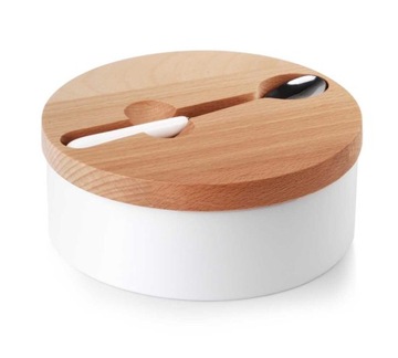 CUKIERNICA Z ŁYŻECZKĄ BASIC WHITE HTNC5790 14,7X6