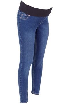 Брюки для беременных New Look Джинсы скинни Темно-синие короткие L 40