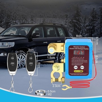 ZDALNY AUTOMATYCZNY WYŁĄCZNIK ODŁĄCZNIK AKUMULATORA AUTOMATYCZNE WYŁĄCZANIE