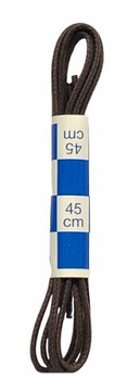 Sznurowadła okrągłe woskowane 45cm brązowy