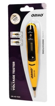 ТЕСТЕР ОТВЕРТКА НАПРЯЖЕНИЕ ИЗМЕРИТЕЛЬ ТОКА ТЕСТЕР FAZER ДЕТЕКТОР 145 мм ORNO