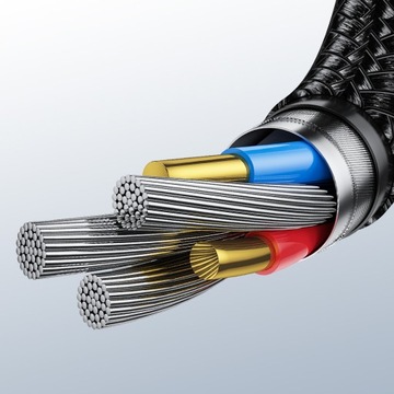 Toocki Szybki kabel USB-C/Lightning do iPhone'a 27W Mocny kabel o długości 3m