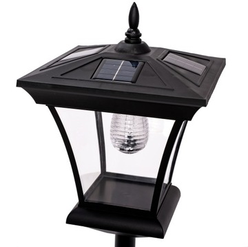 LAMPA OGRODOWA SOLARNA LED STOJĄCA SŁUPEK DUŻA XXL