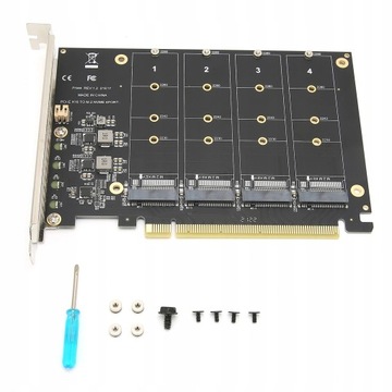 ADAPTER PRZEJŚCIÓWKA SSD m.2 NVMe PCIE X16