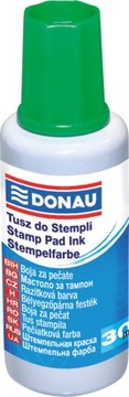 Tusz do pieczątek DONAU 30ml zielony
