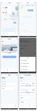 ДАТЧИК ТЕМПЕРАТУРЫ ВЛАЖНОСТИ TH05 Умный дом BLUETOOTH LCD TUYA