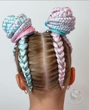 СИНТЕТИЧЕСКИЕ ВОЛОСЫ ДЛЯ КОС ОМБРЕ МЯТА B16