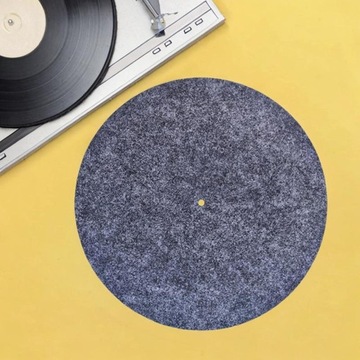 Коврик для проигрывателя Вибропоглощающий войлок улучшает звук 12 дюймов,
