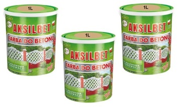 AKSILBET FARBA DO BETONU OGRODZEŃ KOSTKI MURU 3L