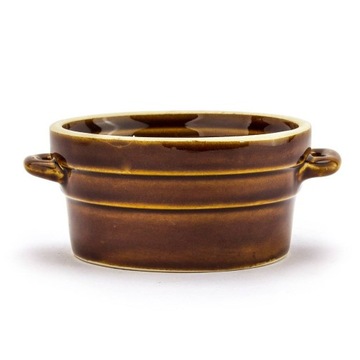 Pojemnik na smalec kamionkowy KRYSTYNKA 1 l K3