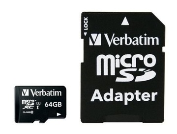 Verbatim 64 GB SD Micro (SDXC) Class 10