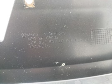 MASKA MŘÍŽKA CHLADIČŮ ZNAK VW PASSAT CC 3C8853651