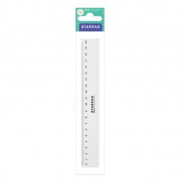 LINIJKA PLASTIKOWA 20CM STARPAK 447743 STARPAK
